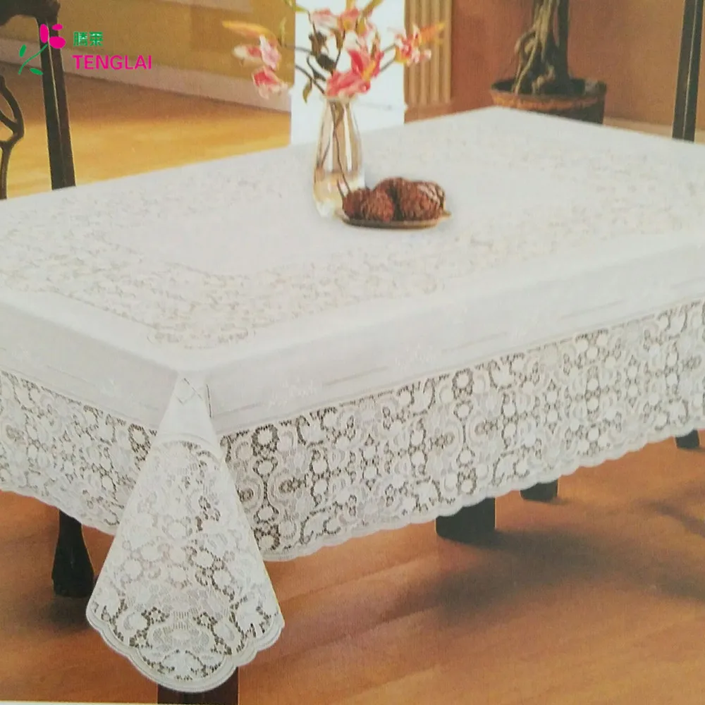 MYTEST Высокое качество фантазии Наложение кружева скатерть