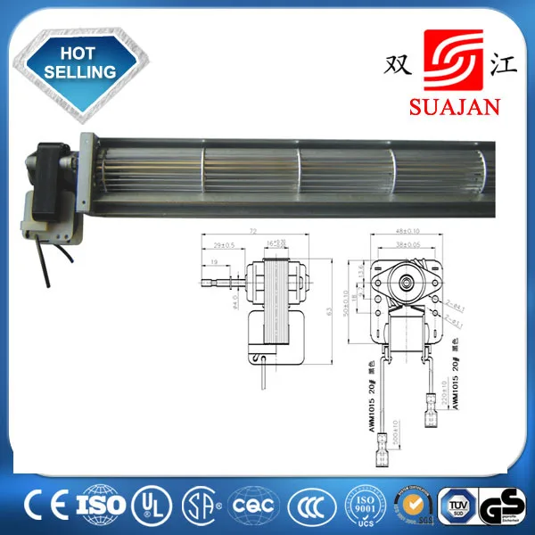 China Manufacturer type f61-10 refrigerator fan motor