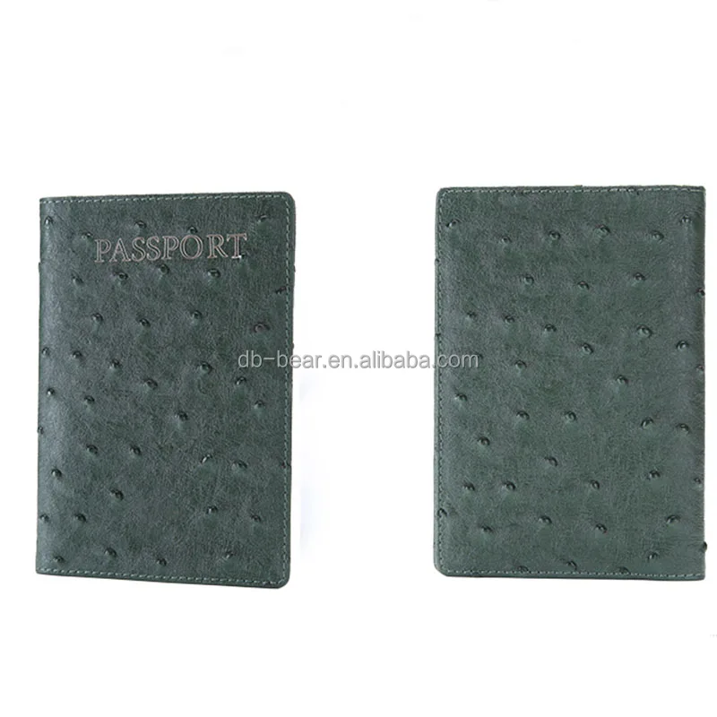 
custom pu leather passport cover 