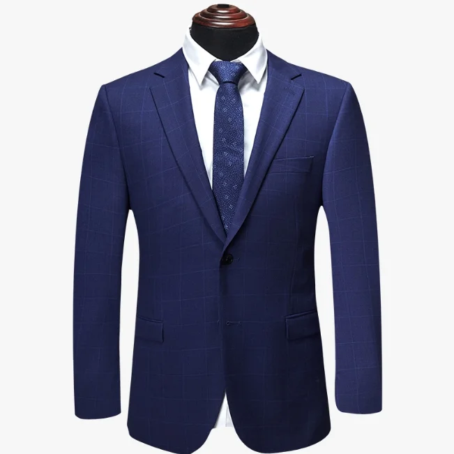 Fashion Stylish new design wedding coat for men slim fit royal blue coat pant photos men suit
