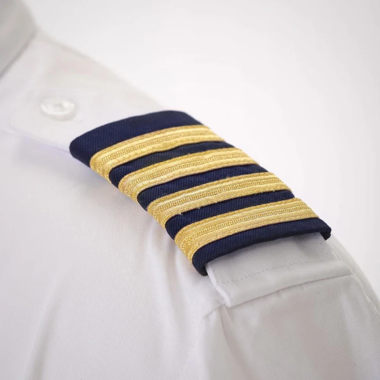 custom embroidery  Pilot epaulette aircraft engineers