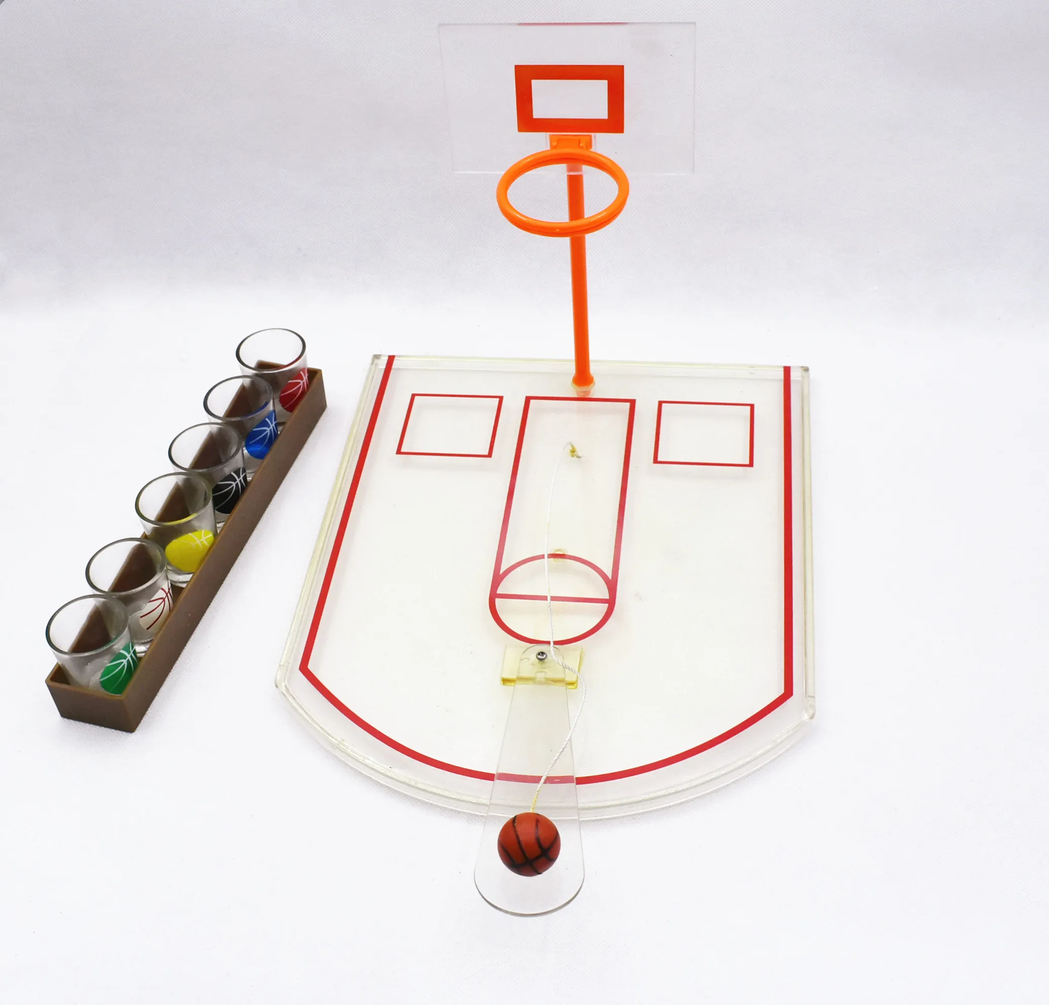 Оптовая продажа, мини-баскетбольная настольная игра и настольная игра с 6 выстрелами