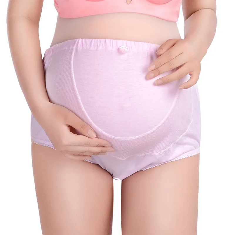 MOQ 1PC 2019 Cotton Explosion Models High Waist Underwear Elastic Adjustable Stomach Lift Large Size Women Maternity Panties