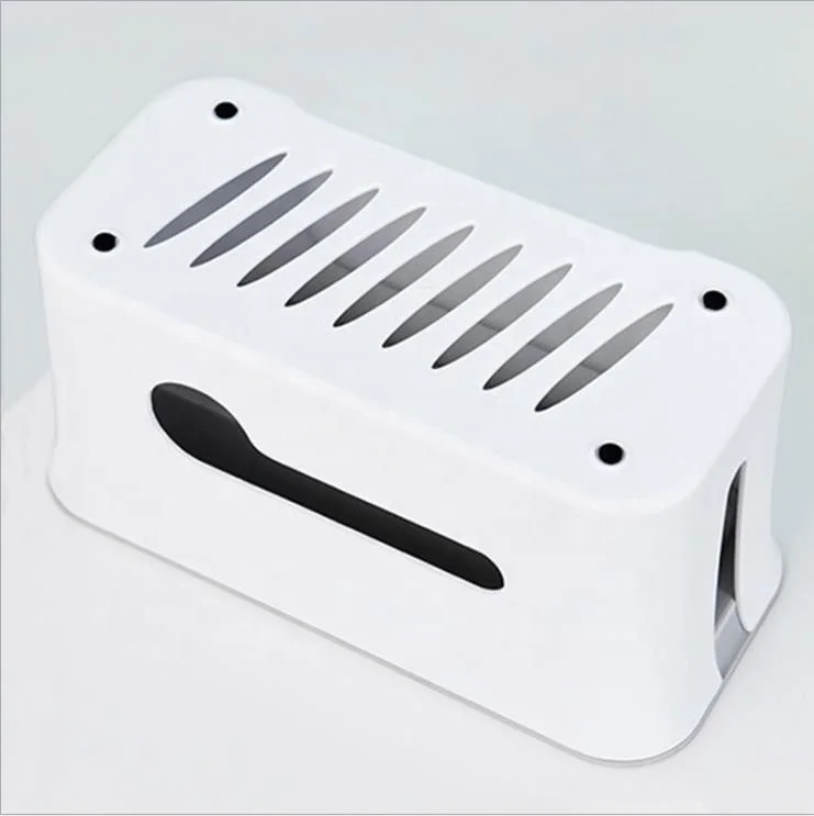 Dustproof data cable storage box home office desk wiring board management box cable management box organizer