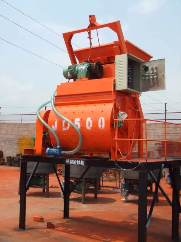 promotion price Donyue JQ350 Concrete pan Mixer for small block brick machine big discount