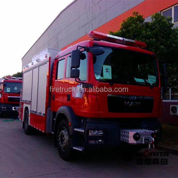 Factory price MAN chassis chemical accident emergency fire rescue vehicle