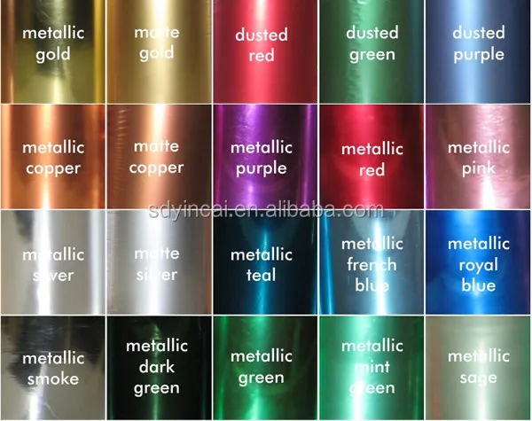 A Series no cracking metallic gold foil for lamination on paper leader glass