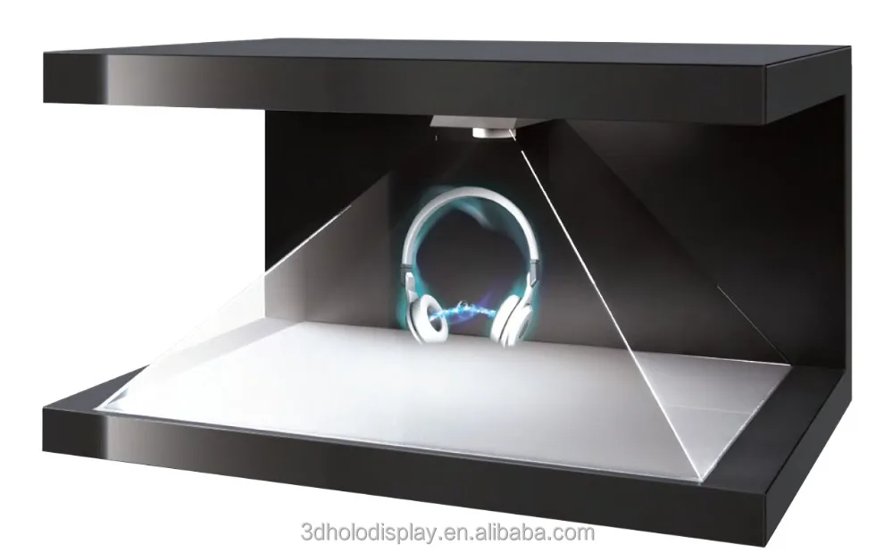 Hologram Machine 3D Box Holographic Pyramid Advertising Showcase