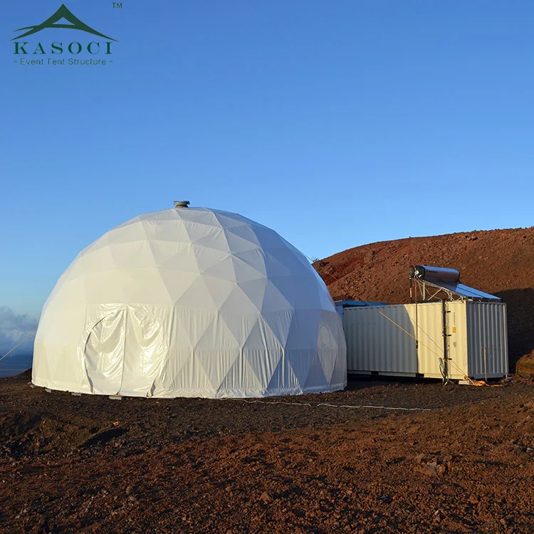 Steel tubes round tent house, soccer dome for sale, 25m dome tent for beach outdoor camping