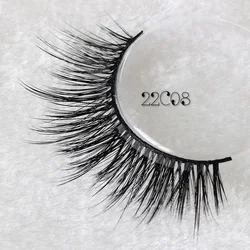 Real Mink 3D Lashes Korean Silk Strip Lashes How To Get Longer Eyelashes