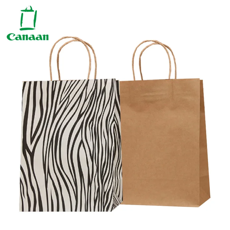 
Eco-friendly Luxury Brown Paper Bag for Shopping, Custom Kraft Paper Shopping Bag Paper Bags 