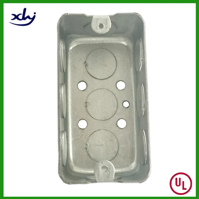 Стандартная электрическая стальная Удобная прямоугольная коробка cUL 4x2 дюйма