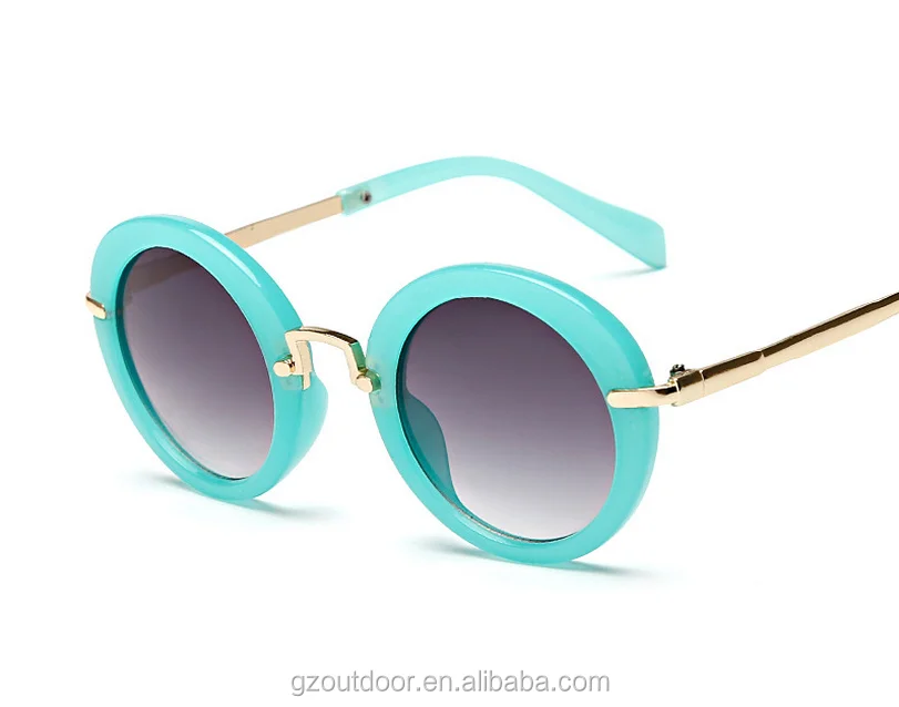 2016fashion plastic round frame children sunglasses,healthy uv400 pc lenses CE goggles,wholesale mirror hot sale OEM spectacles