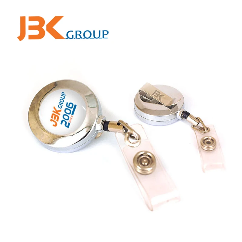 JBK 2018 new design yoyo keychain metal id card holder