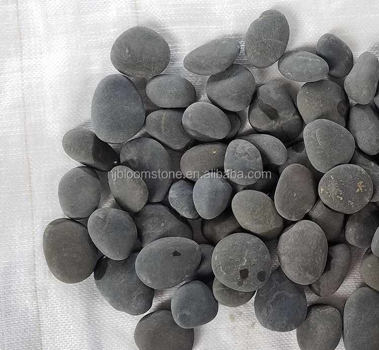 
black mexican beach round river pebbles stone 