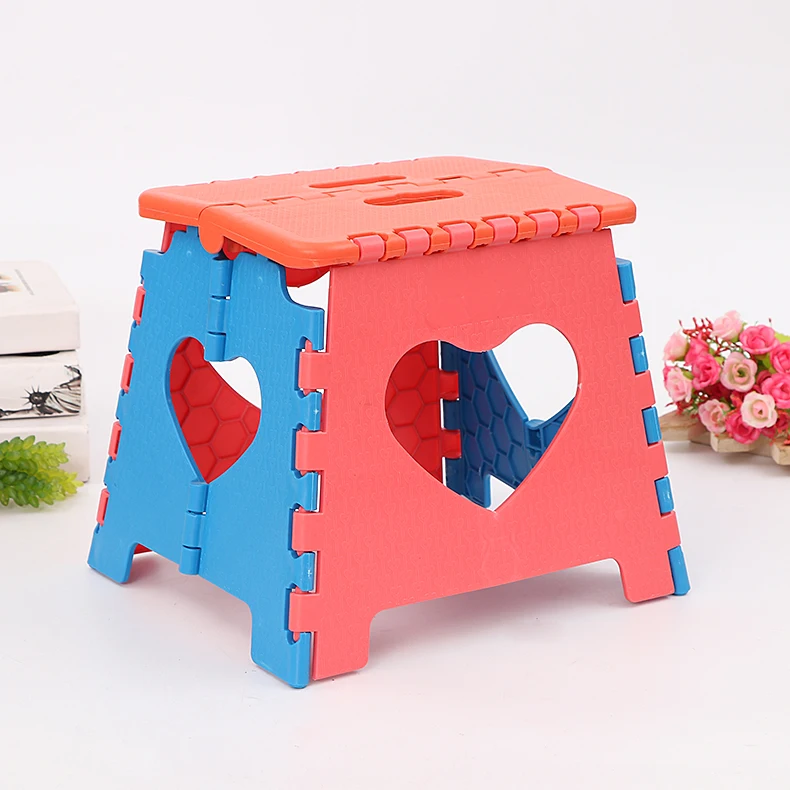 
High Quality Eco-Friendly Customized Kids Portable Plastic Folding Step Stool 