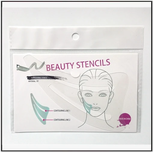 Makeup kit wholesale eyebrow stencils Makeup tools