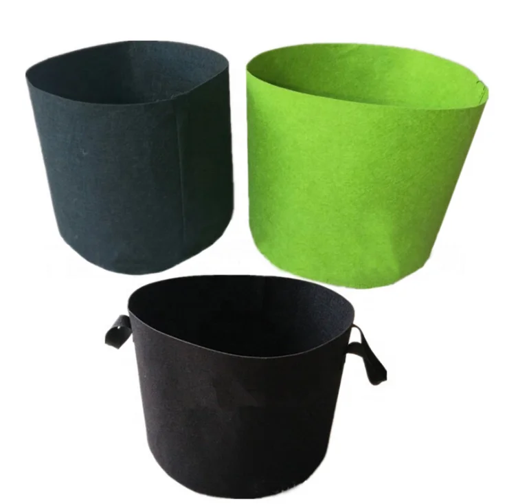 
Eco-friendly Unbreakable Garden Non woven bag Fabric Flower Pots Vegetable Large Plant Grow Bags 20 Gallon 
