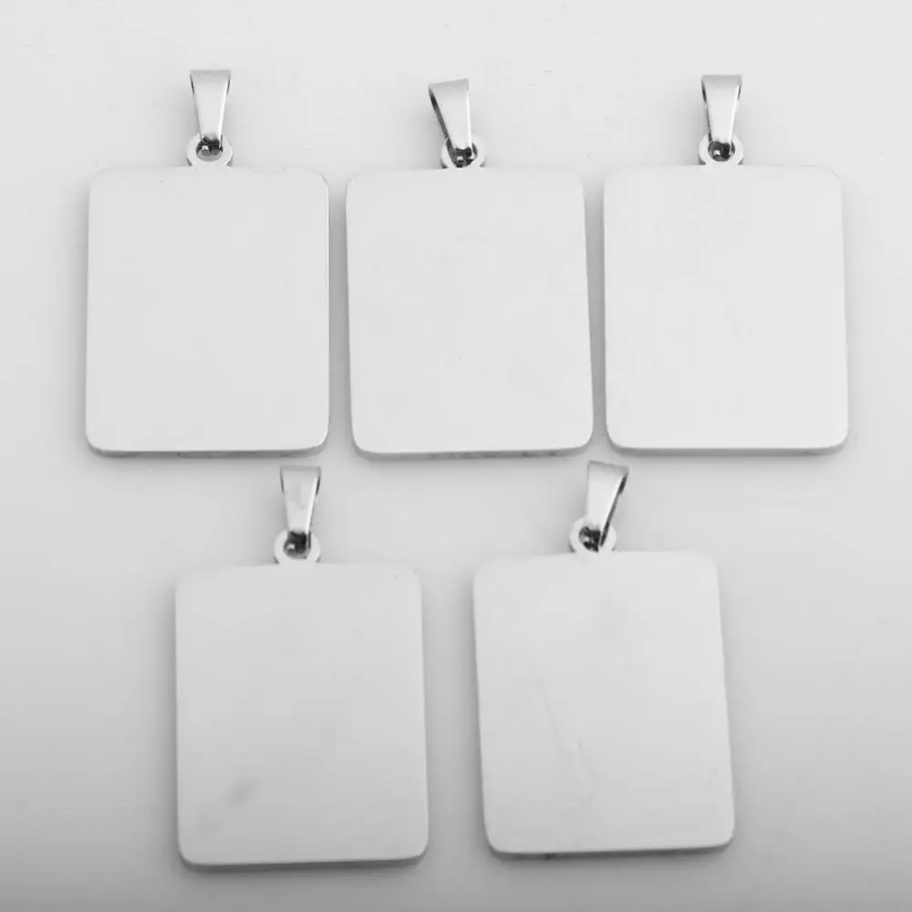 Оптовая продажа DIY ювелирные украшения из нержавеющей стали с логотипом и гравировкой сердца