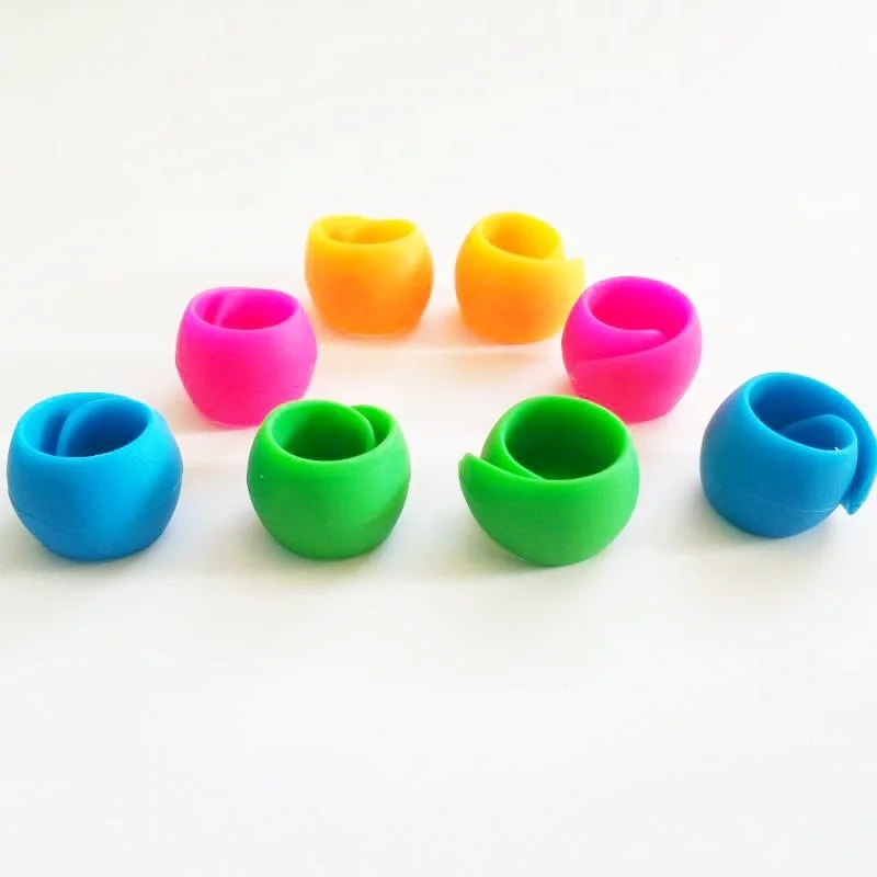 20pcs Mixed Color Bobbin Peels Thread Spool Huggers For Sewing