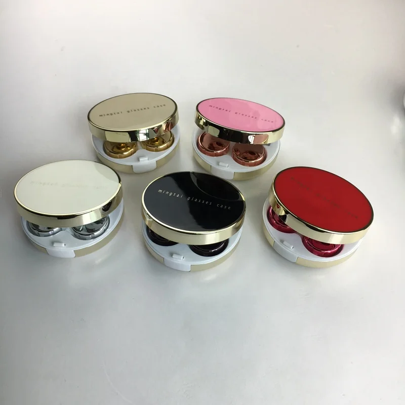 fancy look contact lens case wholesale  with trendy designs for Contact lens A-8078