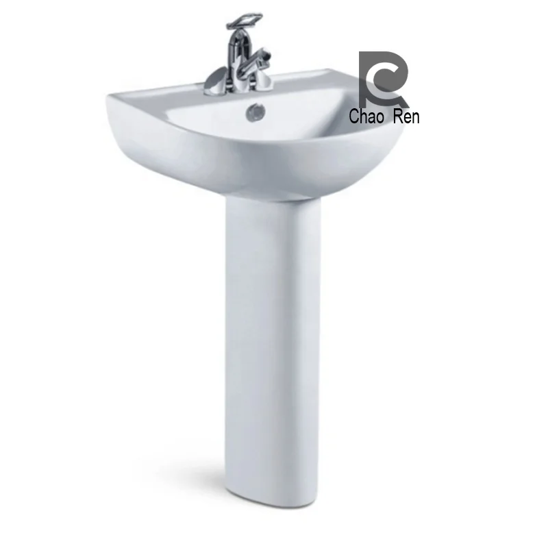 bathroom basin White ceramic wash hand  basin  pedestal basin