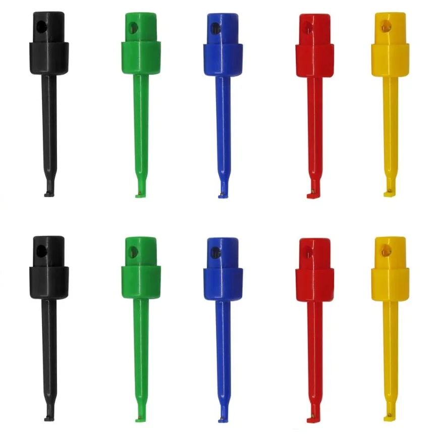 Мультиметр комплект свинцовых проводов крюк тестовый зажим для захвата тестовый зонд кабель сварочный тестовый зажим