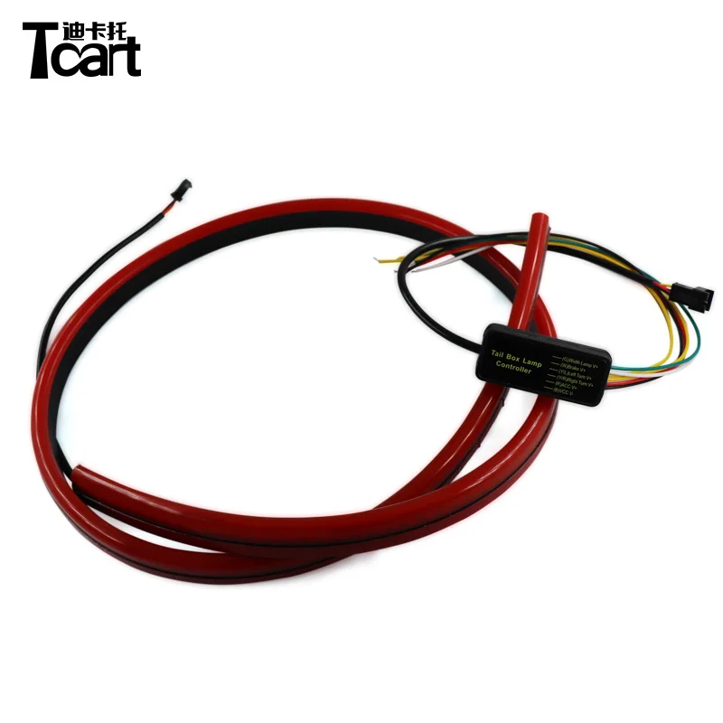 Hot selling High Position Brake Lighting Stop Lamp Red Color Flow Pattern Flexible Tail Led Strip Light Bar with Running