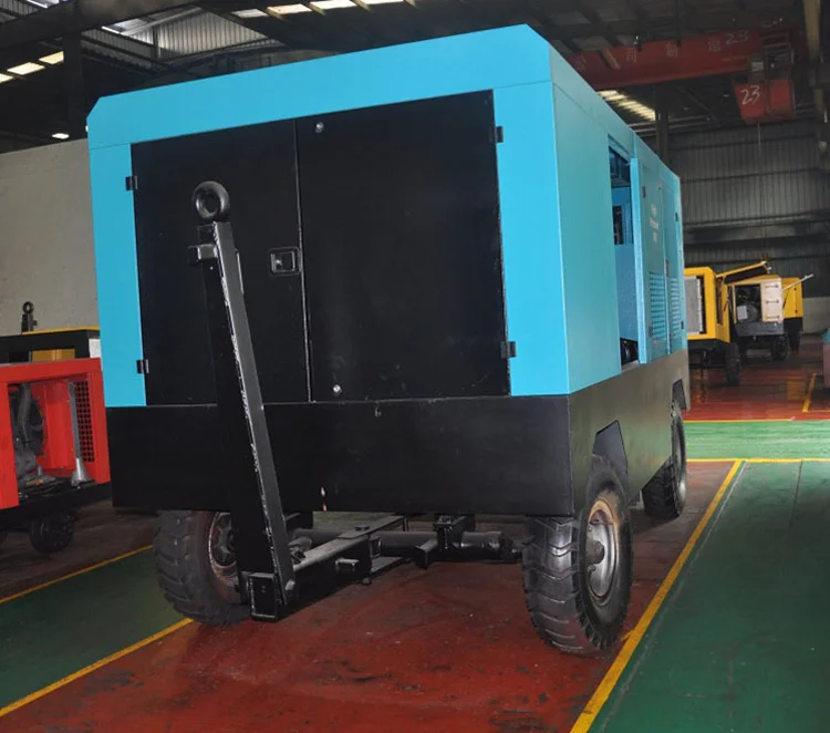 STARS Economical 60 cfm 17 bar Kaishan Air Compresor Diesel Air Compressors Portable