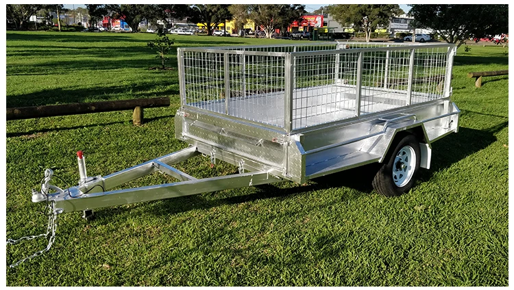
6X4 Standard Hot Dipped Galvanized Box Trailer For Sale 