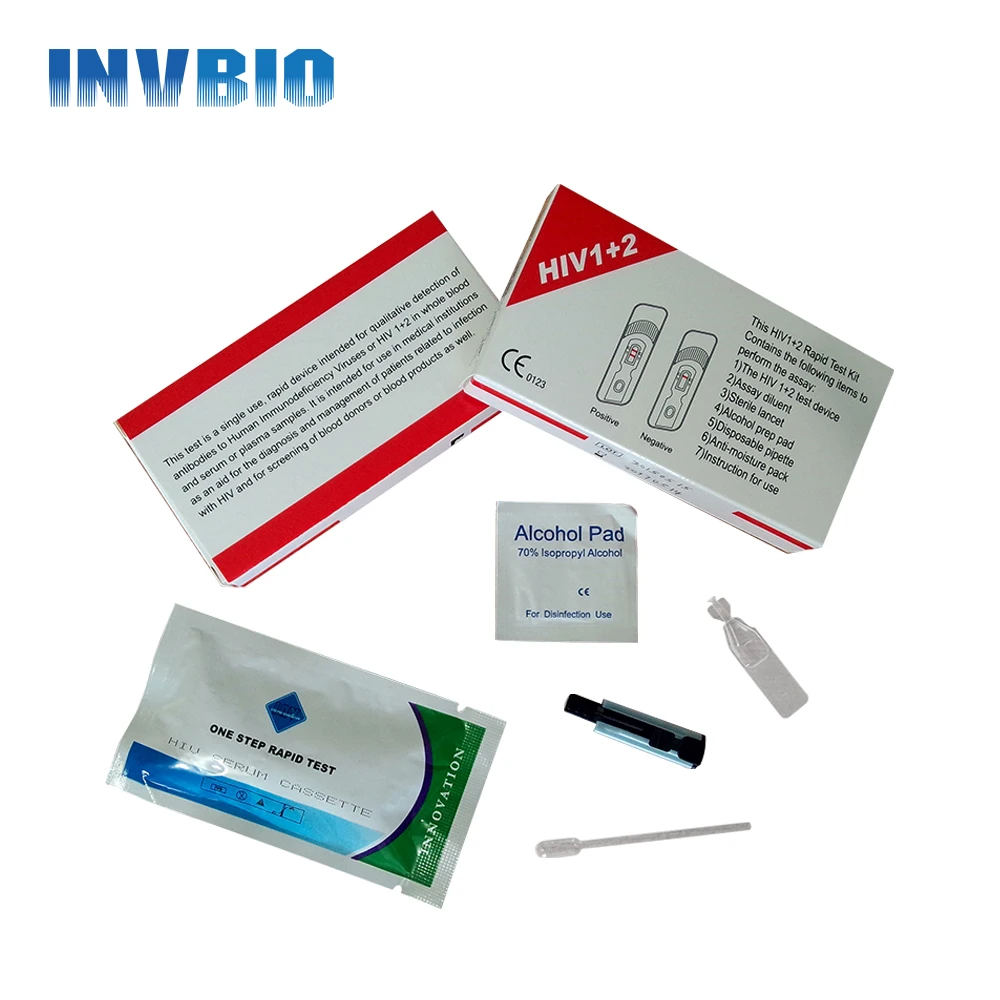 
in vitro diagnostic hiv 1/2 test cassette 