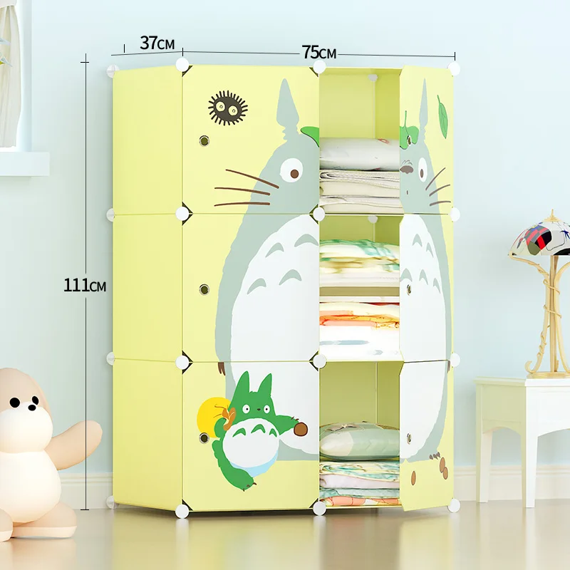 Portable Kid Wardrobe Child Dresser Clothes Closet Baby Bedroom Armoire