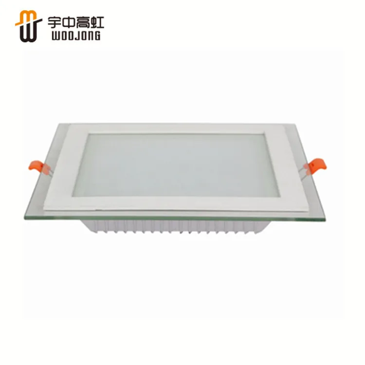 
Ultra-thin flat surface mounted lamp 18W square glass LED Downlight 