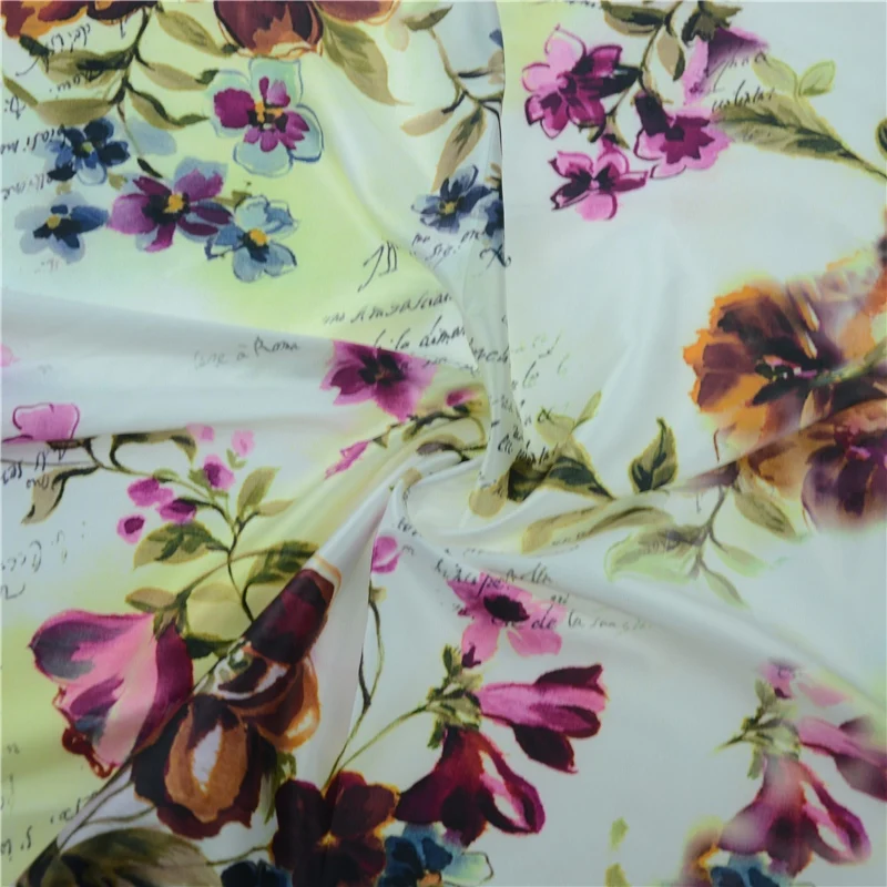 Wholesale 100% Silk Crepe De Chine Fabric 12mm Custom Designs Garments Dresses Bedding Curtains Weddings Costumes Scarfs Girls