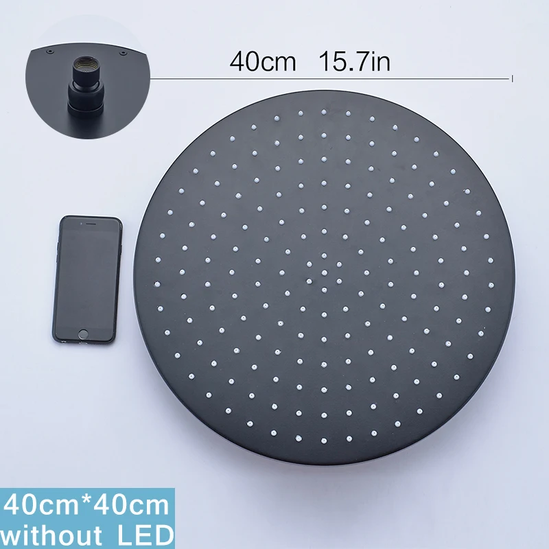 Fapully bathroom accessories Round rainfall function oil rubbed bronze wall mounted big rain shower head