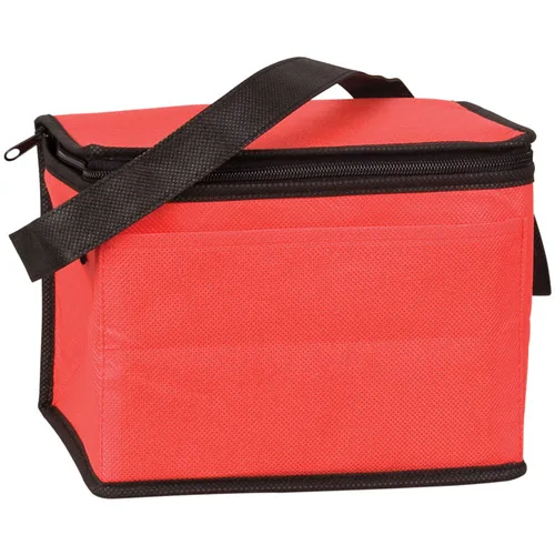 
non woven Thermal Lined Reusable 6 pack can Wine Cooler Bags 