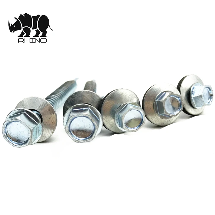 For Use Metal Sheet  Zinc Plated Self Drilling Screw with EPDM Washer
