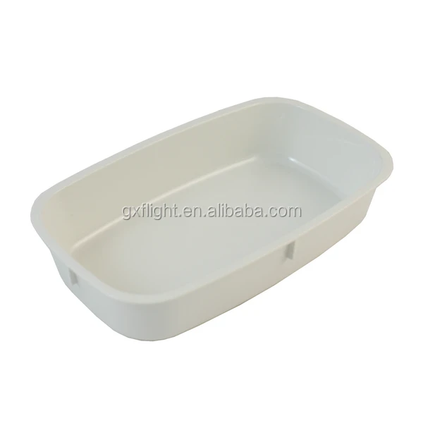 Airline Heatable Reusable Plastic Main Plate Oven Safe Recycled Plastic Food Containers