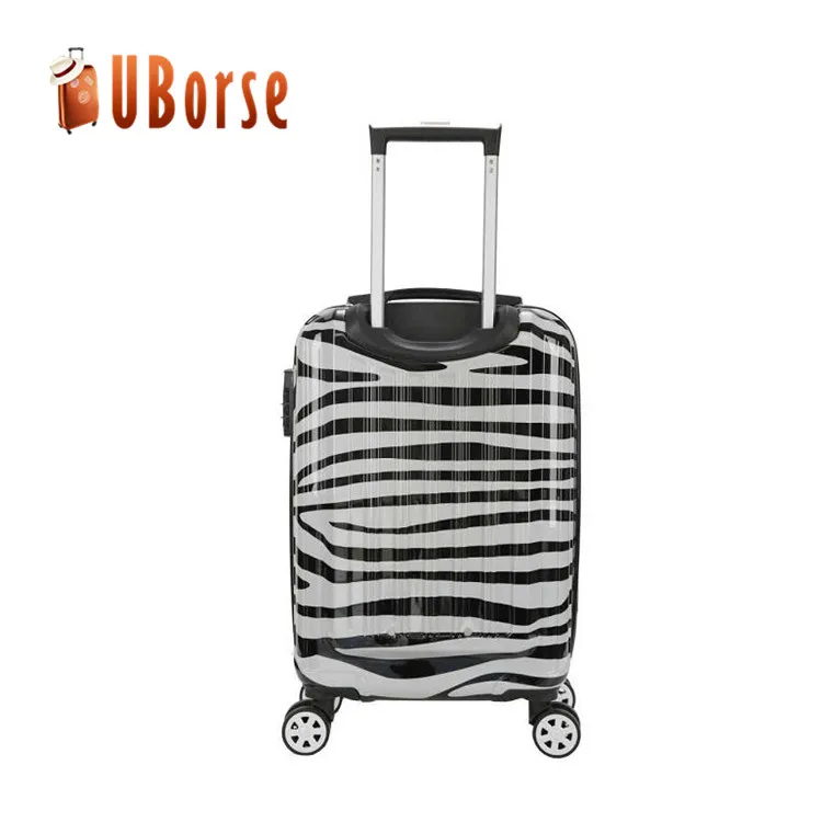 UBORSE Cartoon Printed Hard Shell wheeled Luggage ,3 Piece Trolley Luggage Set ,ABS PC Travel Suitcase Luggage With Zipper