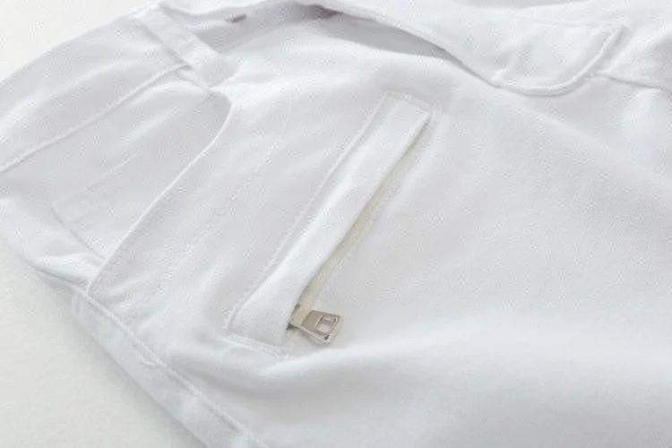 Royal wolf denim jeans manufacturer european style denim white biker jeans men italy jeans