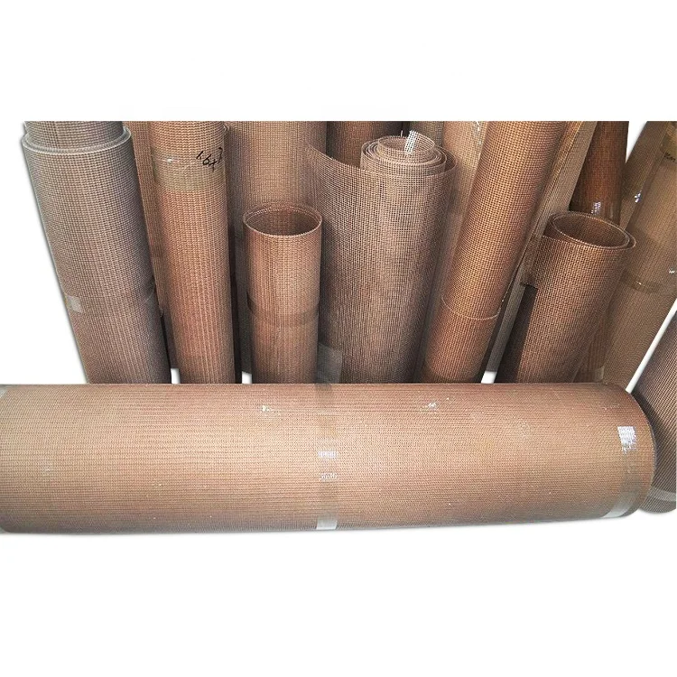 Alkali Free PTFE Coated Fiberglass Mesh Belts For Dehydrating
