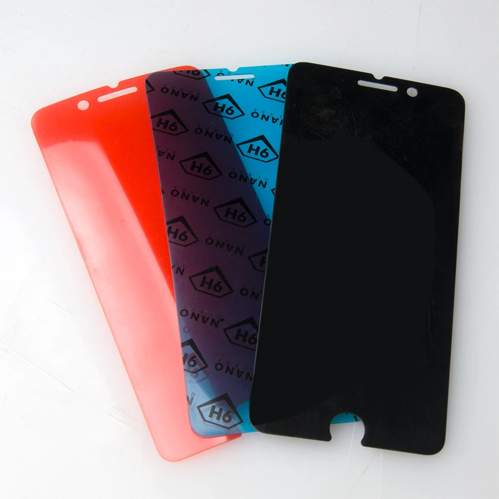 China Manufacture Red Nano Flexible Glass Anti-explosion Screen Protector Raw Material Roll For For Iphone 12 Pro Max