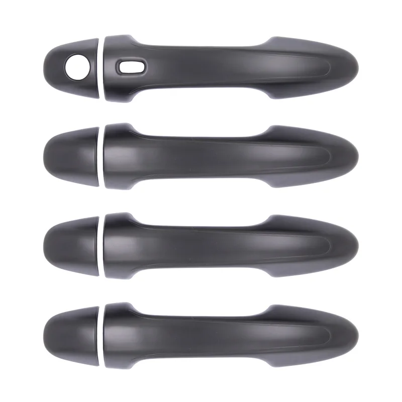 Accessories for car decoration ABS Plastic Exterior Door Handles Protection Handle Covers  For Fortuner