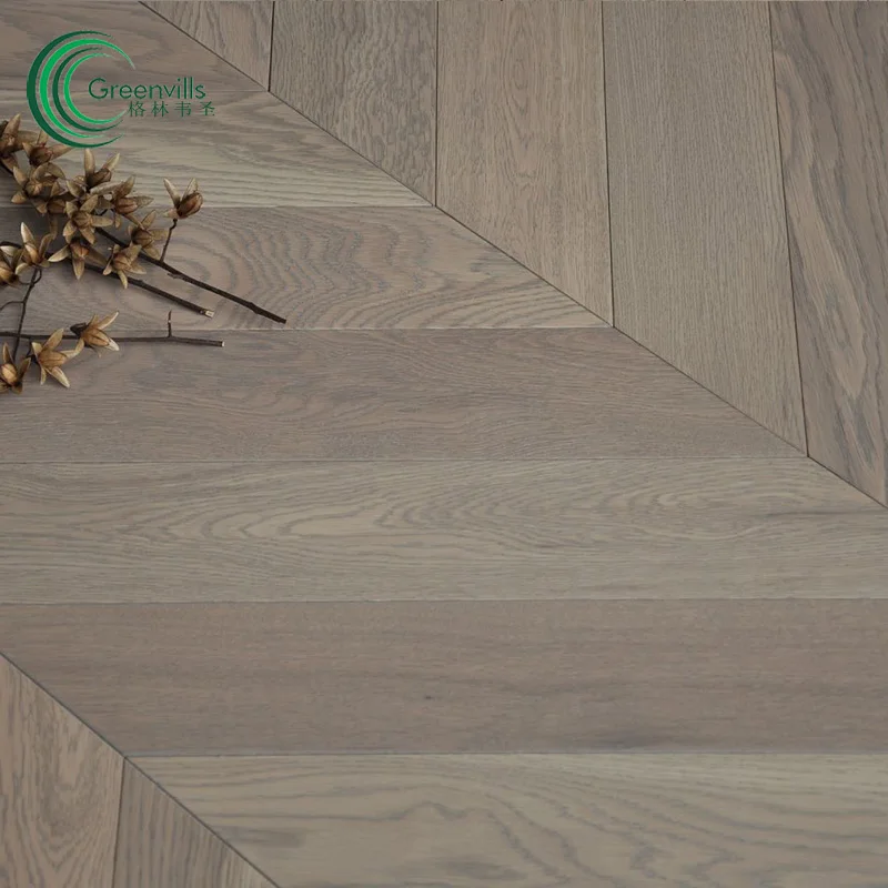 New designed Herringbone chevron fishbone wood floor tiles wire brushed wooden parquet hardwood  inventory workable