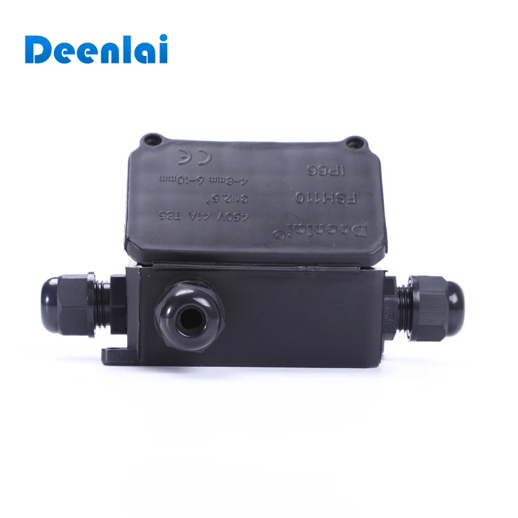 3 Way Outdoor Electronic Plastic IP66 Waterproof Junction Box with cover linked