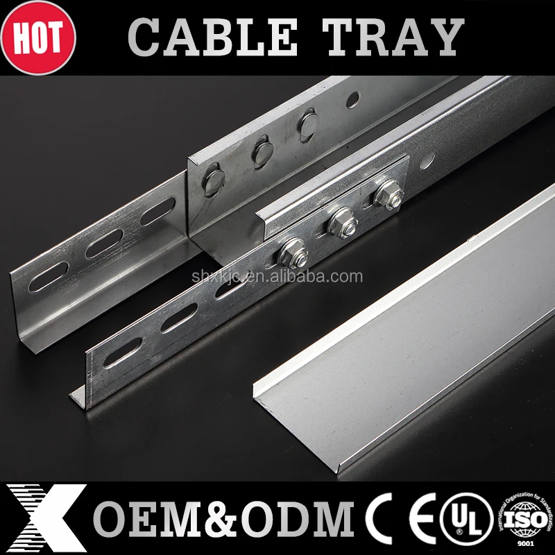Горячий окунутый оцинкованной стали кабельного лотка