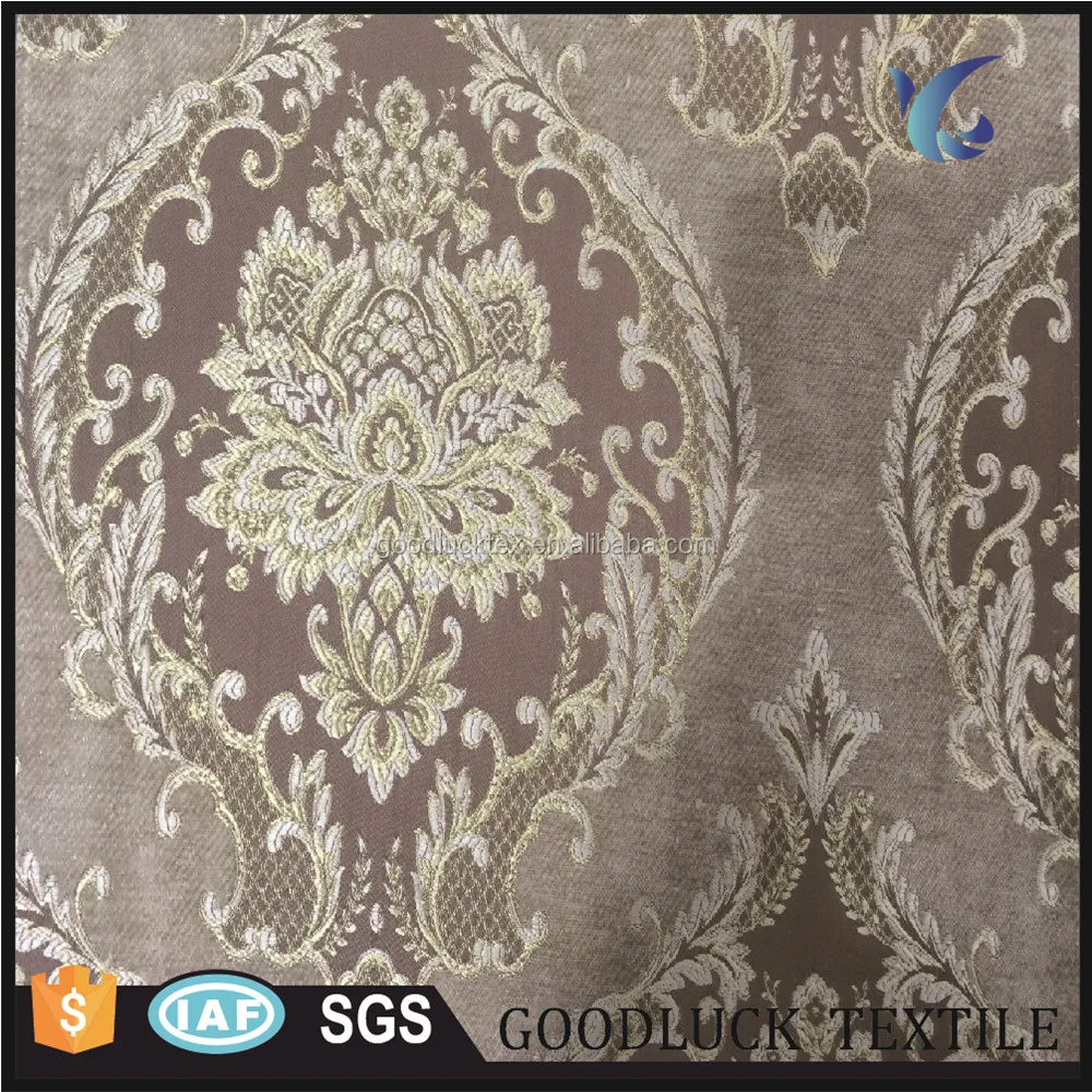 Jacquard Style And Woven Technics Jacquard Curtain Fabric