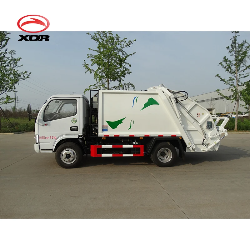 Small Compression Garbage Trucks hydraulic garbage compactor