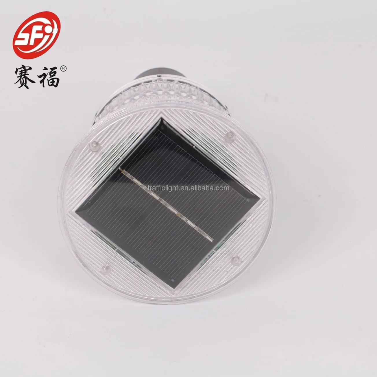 LED Solar Warning Light Flashing Red Traffic Indicator Light Barricade Lights