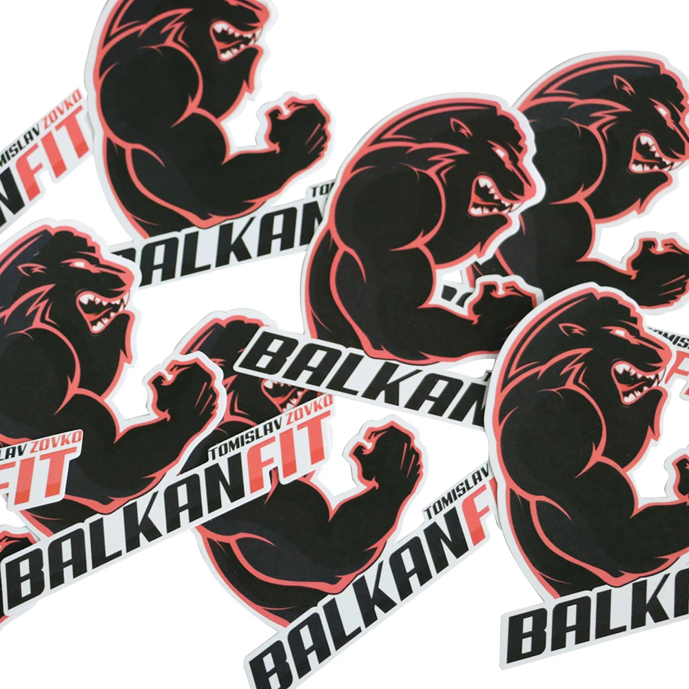 Custom Printing Waterproof Vinyl Stickers Die Cut Label Logo Stickers Adhesive PVC Label Sticker